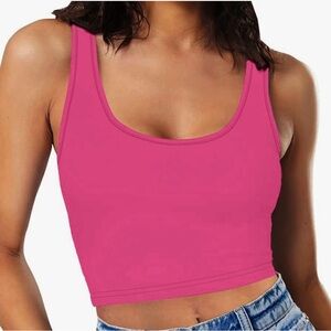NWOT Ambiance Women’s Pink Crop Top